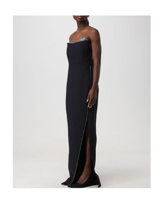 Roland Mouret Black Zippered Dress