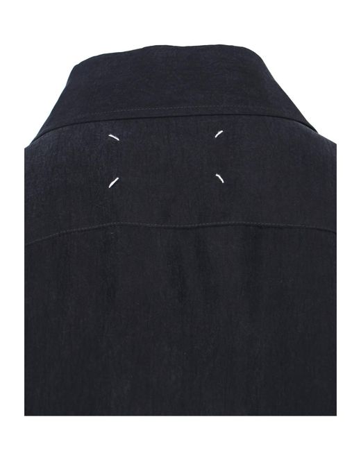 Maison Margiela Black Knot Detail Shirt Dress