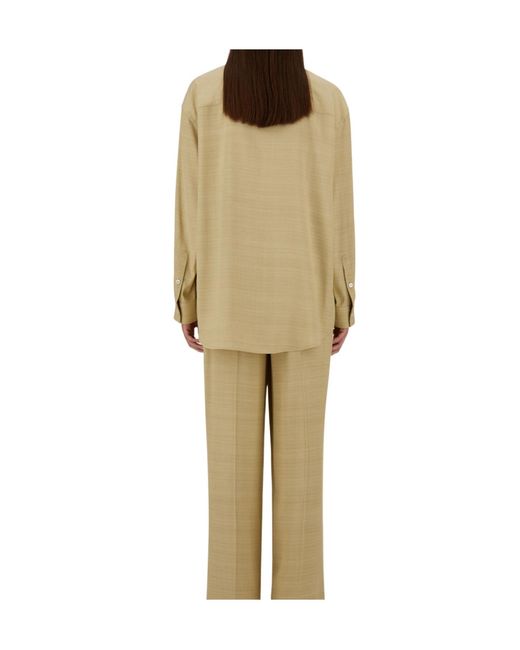 Herno Natural Tie-Neck Shirt