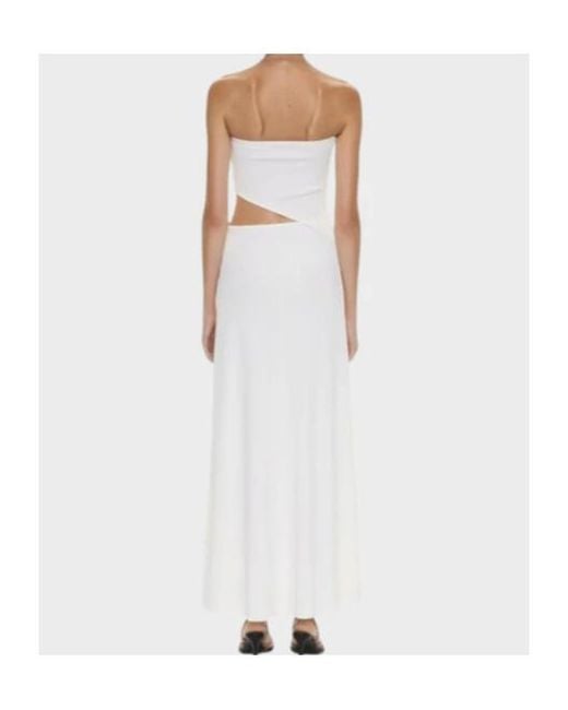 Christopher Esber White Strapless Dress