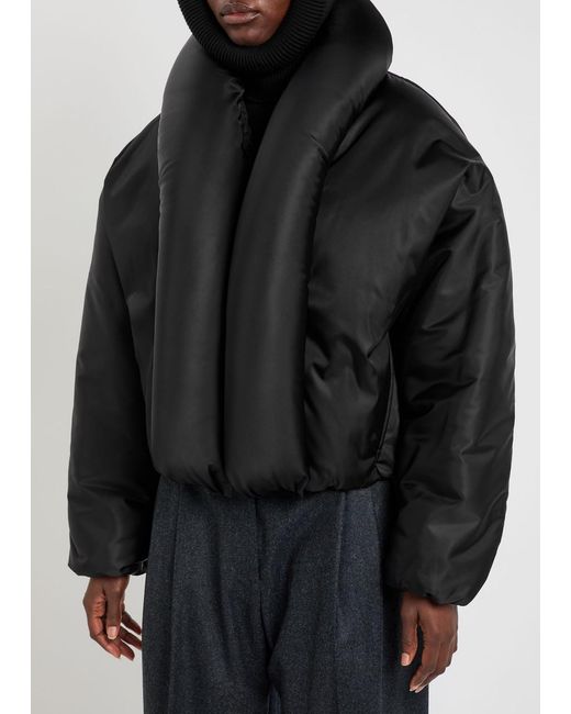 Alaïa Black Padded Shell Jacket
