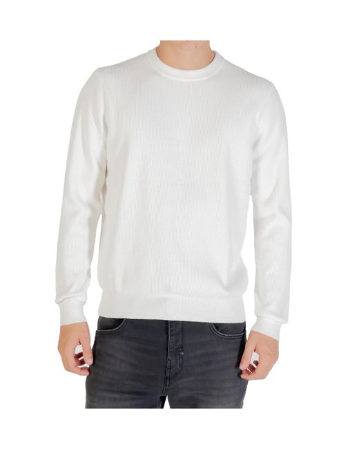 Antony Morato White Regular Fit Sweater for men