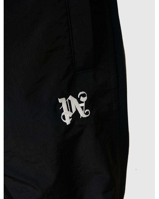 Amiri Blue Contrast-Trim Drawstring Track Pants for men