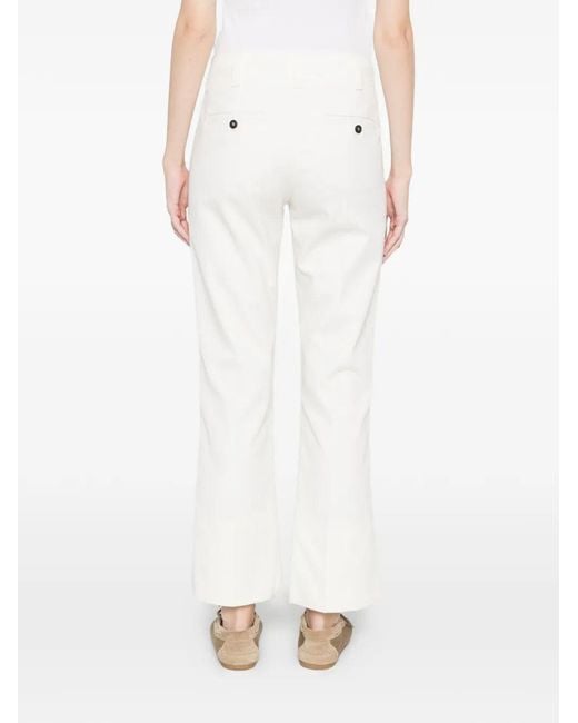 Brunello Cucinelli Gray Slim Flared Pants