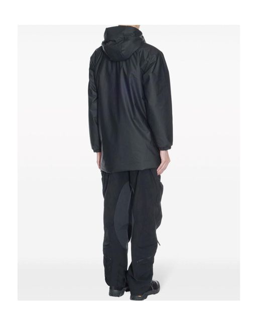 Rains Blue Lohja Long Raincoat for men