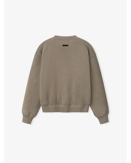 Fear Of God Gray Logo-Print Sweater