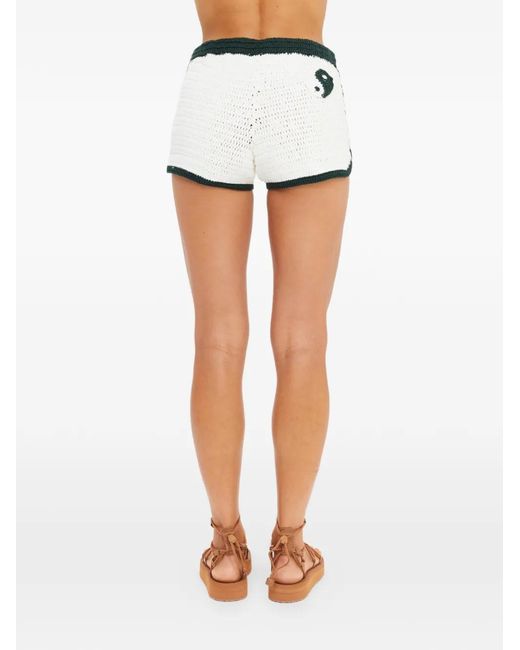 The Upside White Molokai Lee Crochet Short