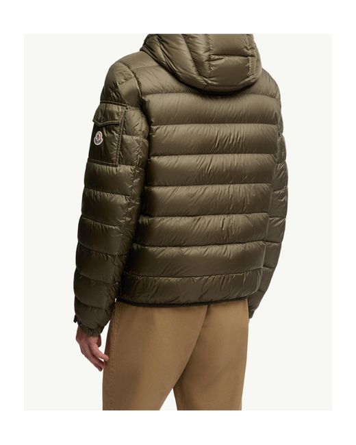 Moncler Green Najan Zip-Up Padded Jacket for men