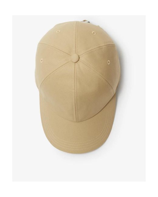 Burberry Natural Curved-Peak Pull-On Baseball Cap for men