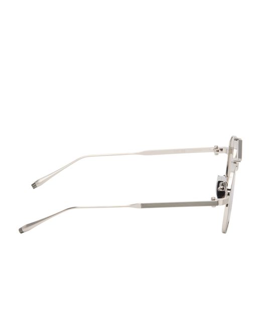 Akoni White Helium Full-Rim Sunglasses for men
