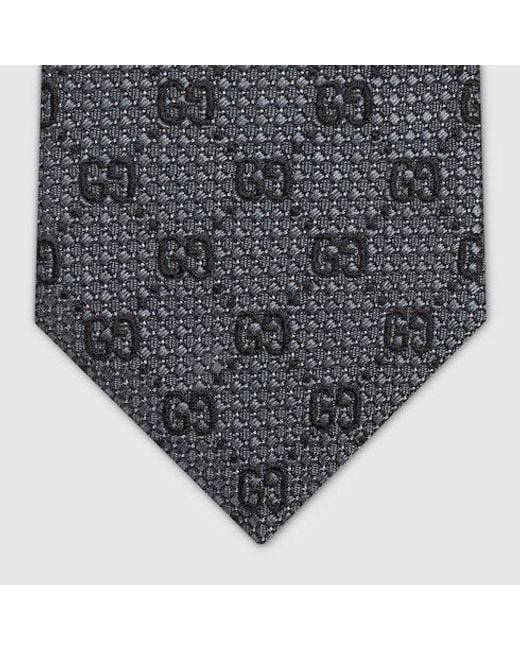Gucci Multicolor Gg-Pattern Silk Tie for men
