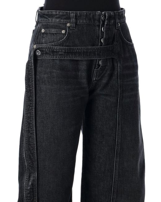 Jean Paul Gaultier Blue Low-Rise Jeans