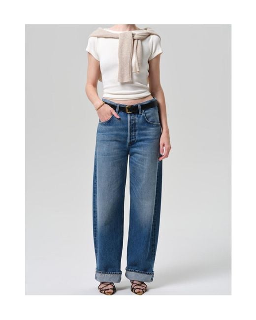 Citizens of Humanity Blue Ayla Relaxed Jeans