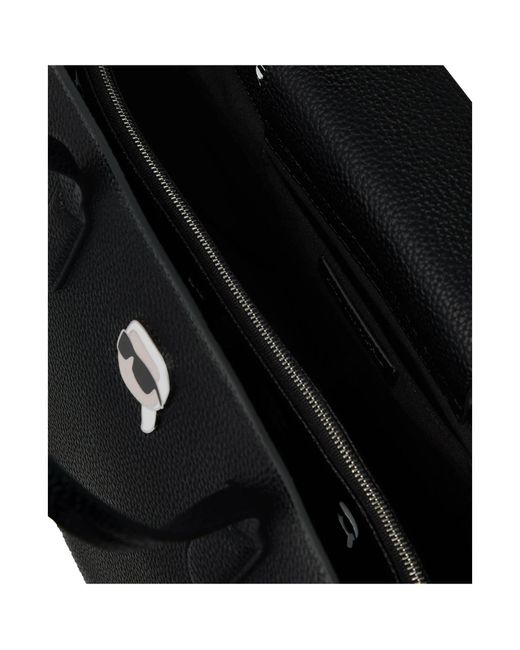Karl Lagerfeld Black Iconic Tote Bag