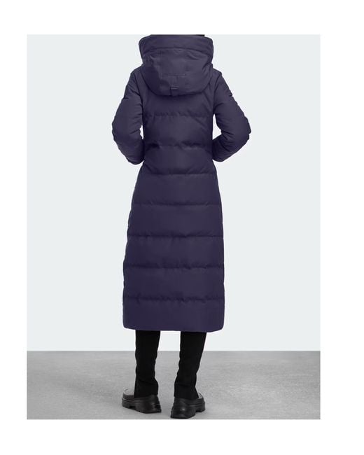 Canada Goose Blue Mystique Parka Tonal Label
