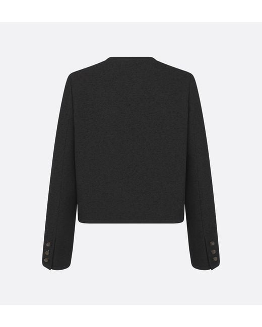 Dior Black Cropped Jacket