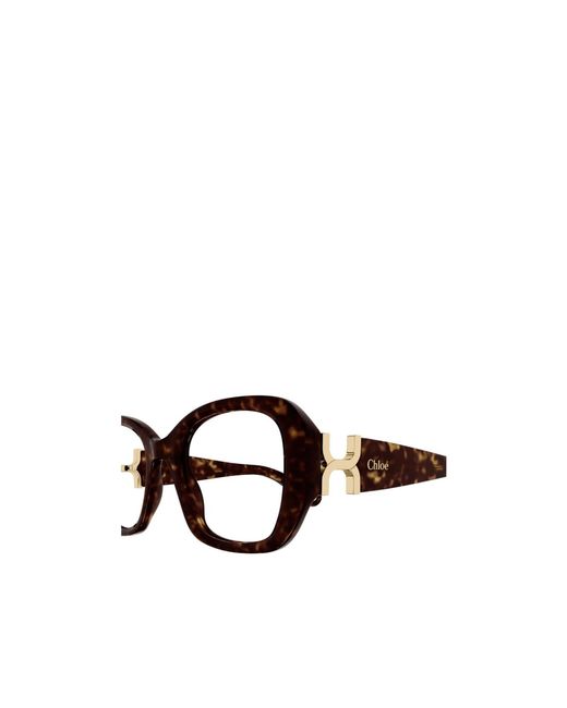 Chloé White Chloé Eyewear Rectangular Frame Glasses