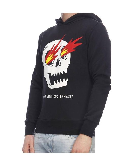 Hydrogen Gray Logo Sweater for men