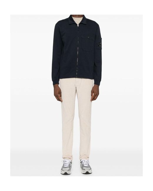 Jacob Cohen Natural Corduroy Straight-Leg Trousers for men