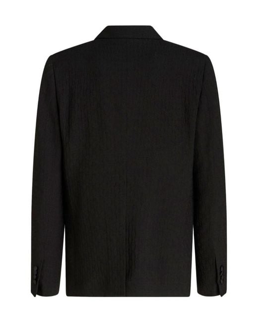 Etro Black Single-Breasted Evening Blazer for men