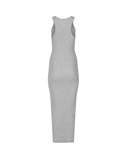 Entire studios White Crew-Neck Tank Maxi Dress