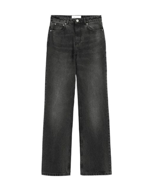 AMI Gray Five-Pockets Jeans