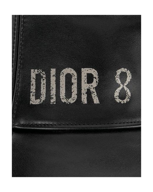 Dior Black Teddy-D 8 Small Brim Bucket Hat