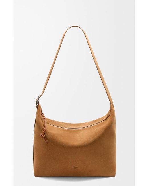 Loewe Brown Large Loop Hobo Bag for men