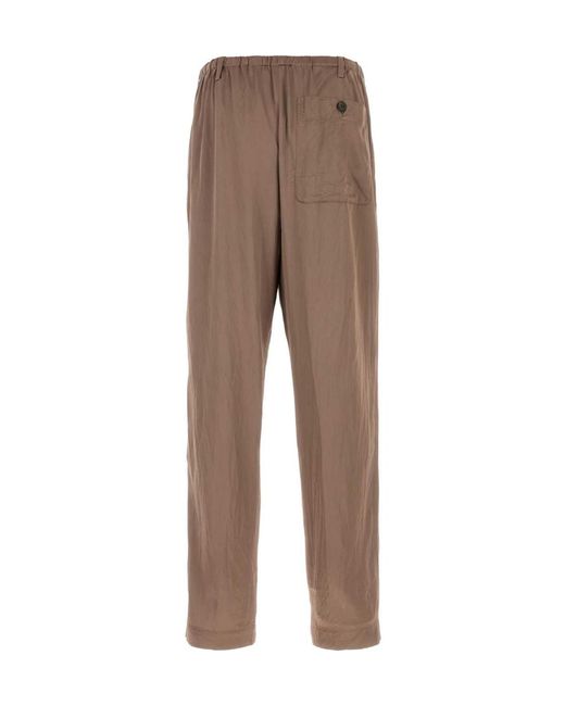 Dries Van Noten Brown Straight Leg Pants for men