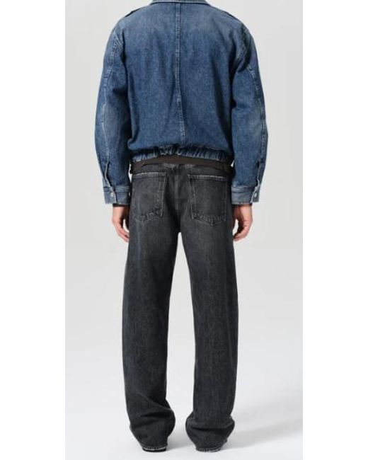Agolde Gray Afton Straight Leg Jeans for men