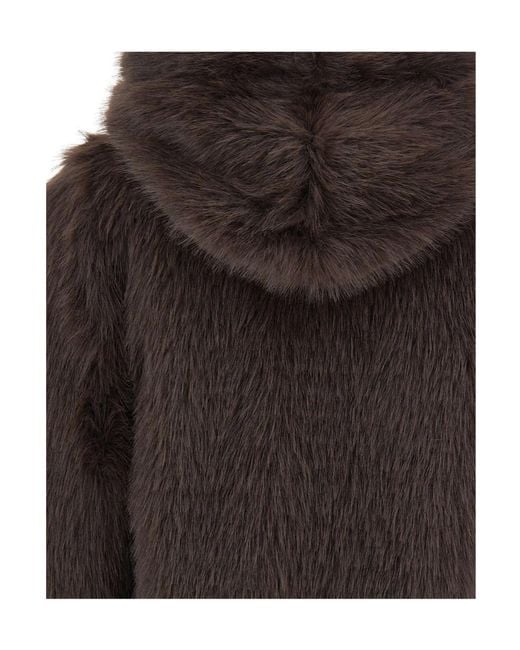 Kaos Brown Long-Sleeve Hooded Jacket