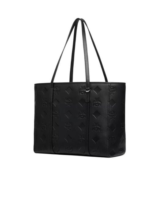 MCM Black Toni Medium Tote Bag