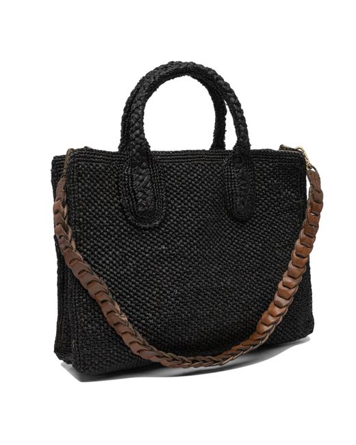 IBELIV Black Rary Tote Bag