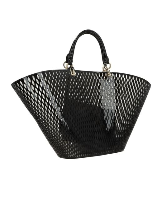 Tom Ford Black Openwork Handbag