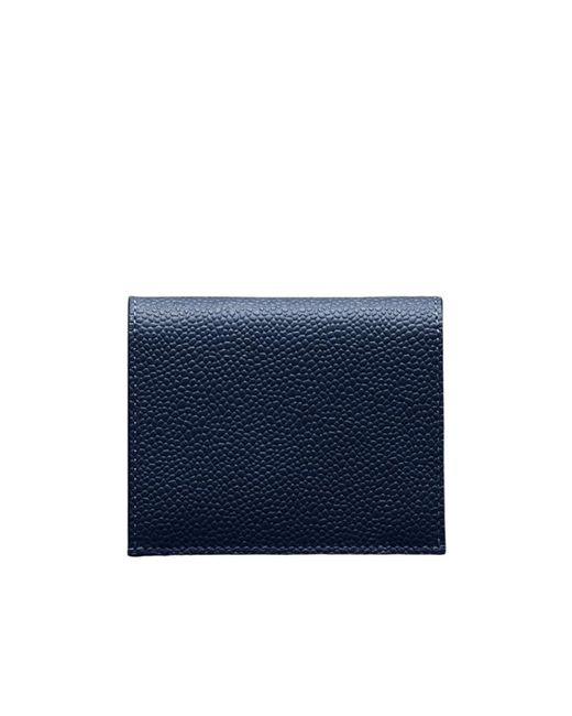 Thom Browne Blue Double Card Holder