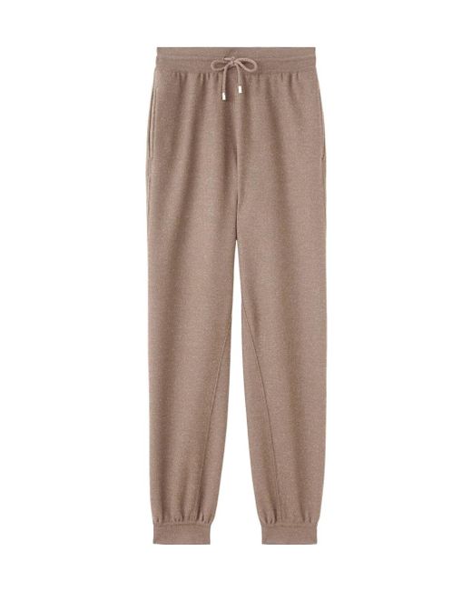 Loro Piana Brown Rassa Drawstring Trousers