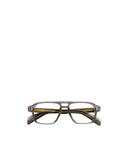 Cutler & Gross Multicolor Geometric-Frame Non-Prescription Glasses for men