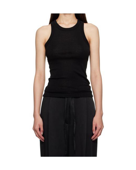 Rohe Black Crew Neck Knitted Vest