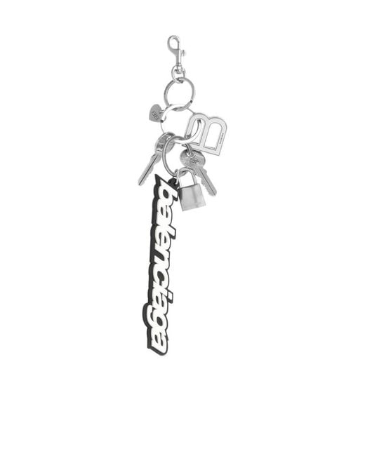Balenciaga White Kit Charm/Keychain for men