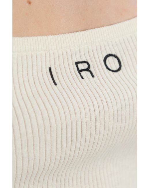 IRO White Sleeveless Top