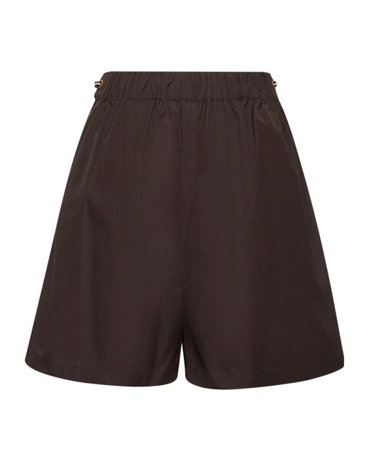 Max Mara Brown Elastic Waist Shorts