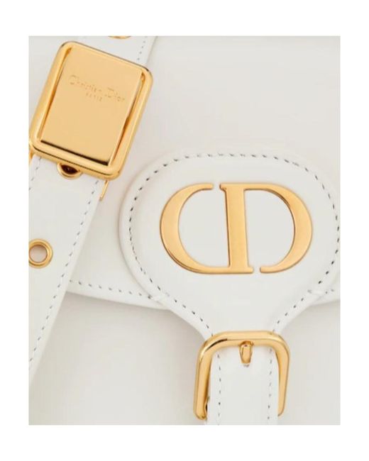 Dior White Small Bobby Handbag