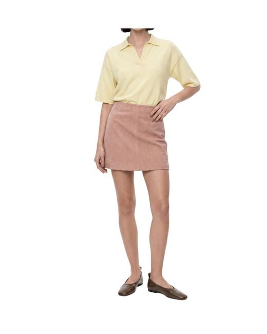 Soeur Natural Inno A-Line Mini Skirt