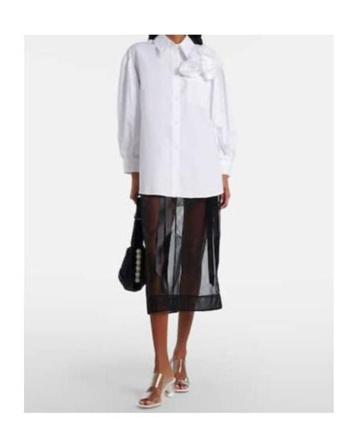 Simone Rocha White Transparent High-Heeled Sandals