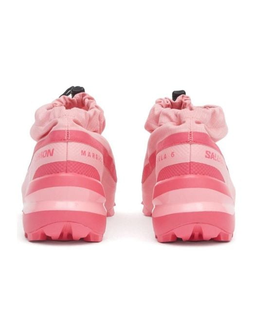 MM6 MAISON MARGIELA X SALOMON Pink Cross Low Sneakers