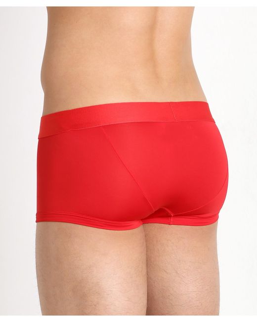 Emporio Armani Red Logo Detail Panties for men