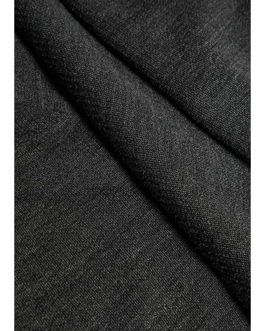 Tory Burch Black Button-Down Lapel Top