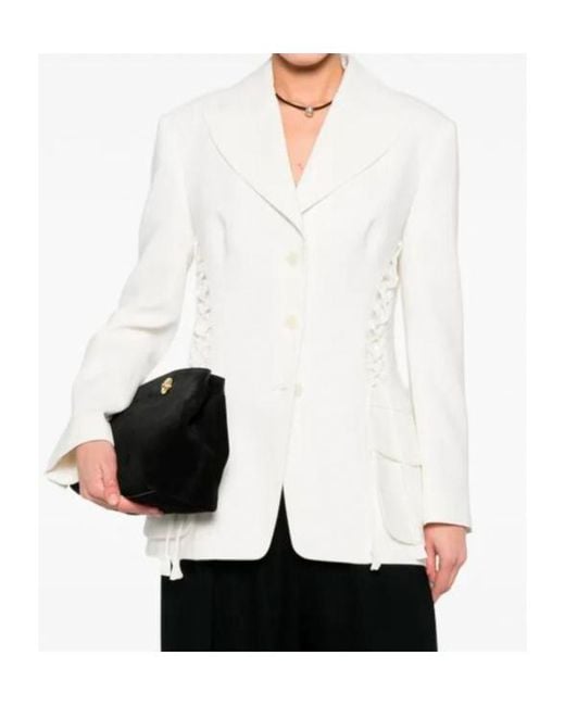Ermanno Scervino White Cotton Polo Shirt
