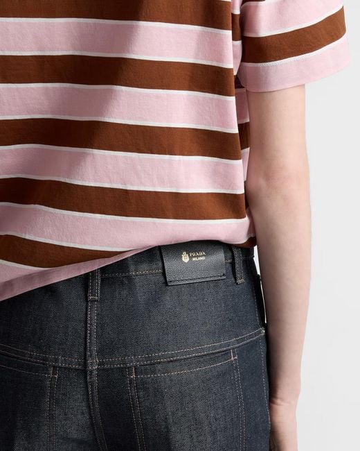 Prada Blue Five-Pocket Denim Jeans