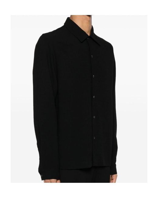 Séfr Black Button-Down Shirt for men